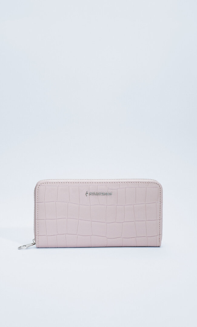 Stradivarius Brieftasche Mit Krokoprägung Und Reißverschluss Rosa Nude M
Stradivarius Brieftasche Mit Krokoprägung Und Reißverschluss Rosa Nude M