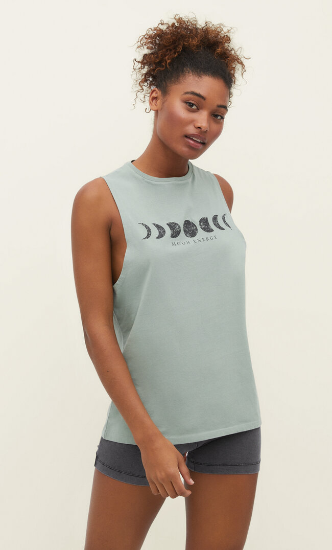 Stradivarius Ärmelloses T-Shirt XS