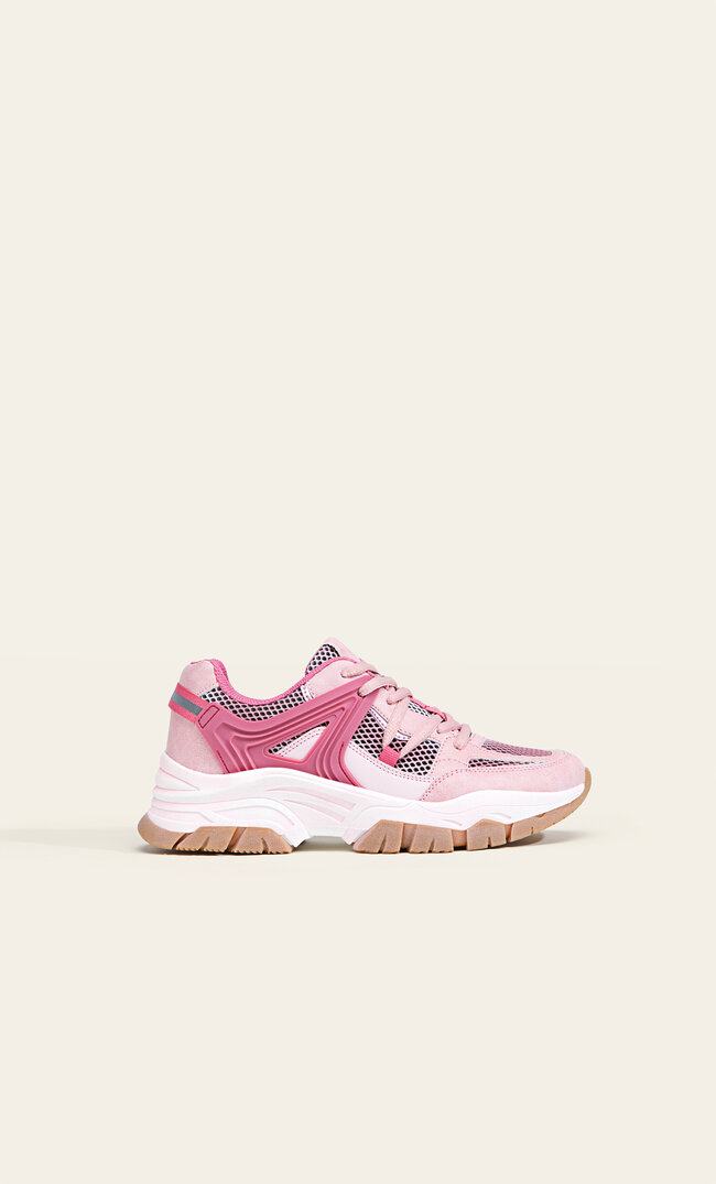 Stradivarius Teniși Sport Cu Elemente Multiple Roz 37 Elemente imagine reduceri