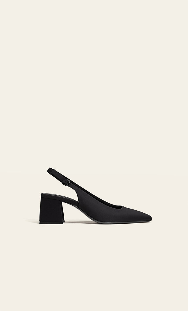 Stradivarius Slingbacks Mit Absatz Schwarz 40