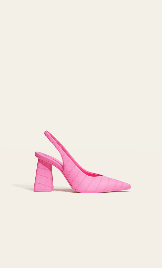 Stradivarius Slingbacks mit Absatz ROSA 40