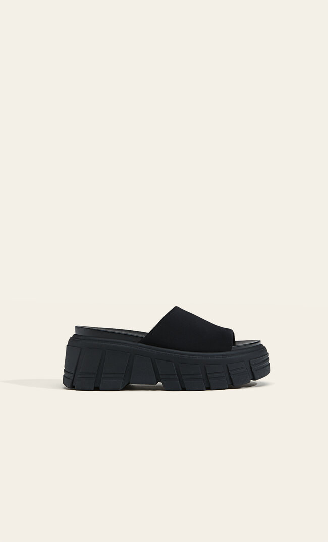 Stradivarius Sandale Cu Platformă Și Talpă Track Negru 39 Fashion-FEMEI-1228-8819 imagine reduceri