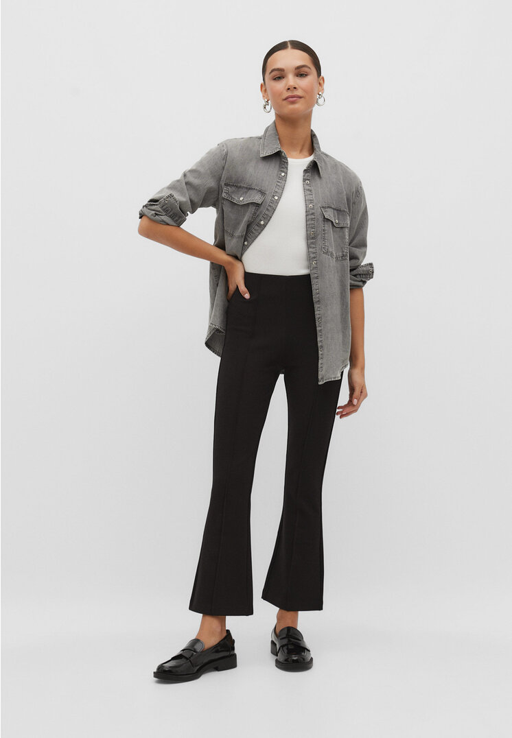 Stradivarius Jeans-schlaghose Schwarz XL