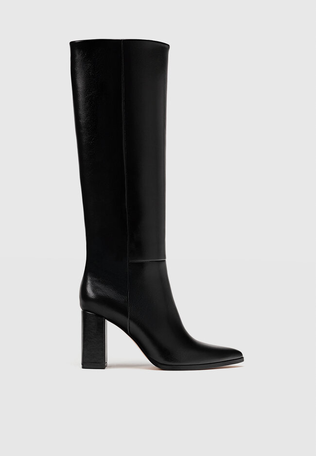 Stradivarius Absatzstiefel SCHWARZ 40