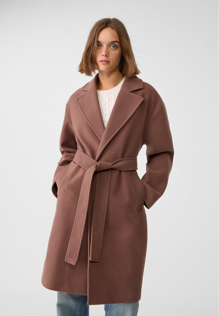 Stradivarius Płaszcz z paskiem z miękkiej tkaniny soft touch Brązowy XL
Stradivarius Płaszcz z paskiem z miękkiej tkaniny soft touch Brązowy XL