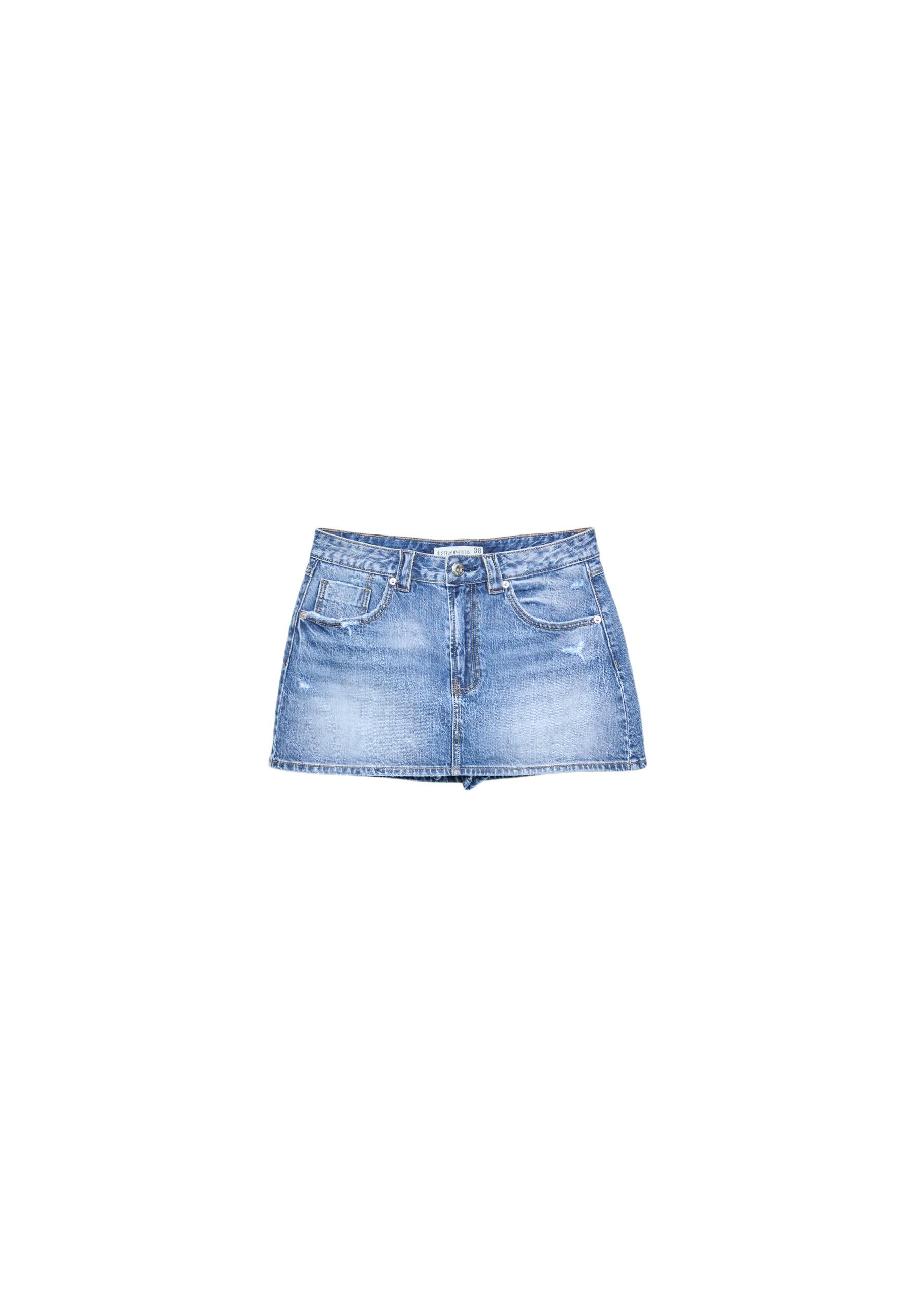 D62 Gonna pantalone in denim