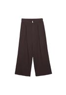 Keten görünümlü culotte pantolon - Görsel 22