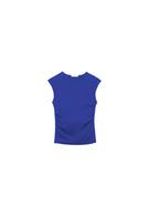 Basic fitted büzgülü t-shirt - Görsel 22