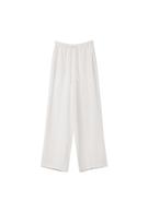 Keten görünümlü dökümlü pantolon - Görsel 22