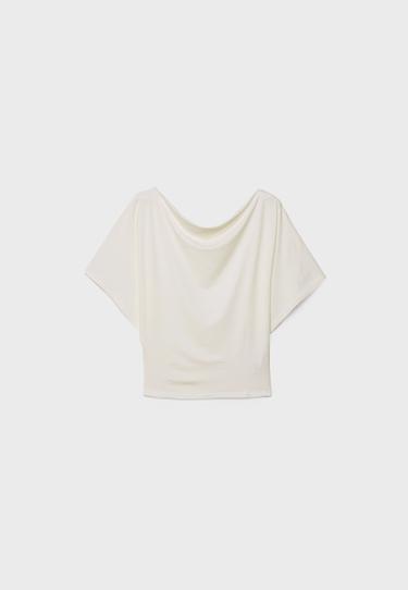 Basic yarasa kollu t-shirt - Görsel 15