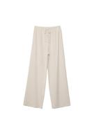 Kırışık görünümlü straight fit pantolon - Görsel 19