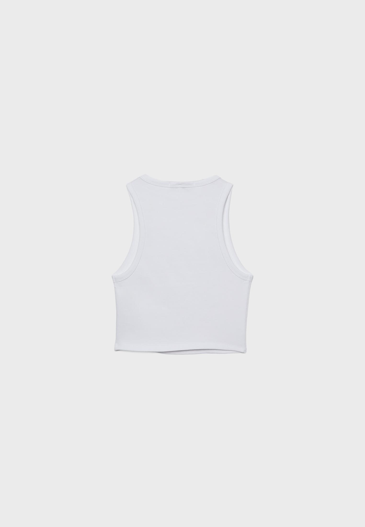 WOMEN'S RIBBED CROPPED SLEEVELESS BRA TOP | UNIQLO CA