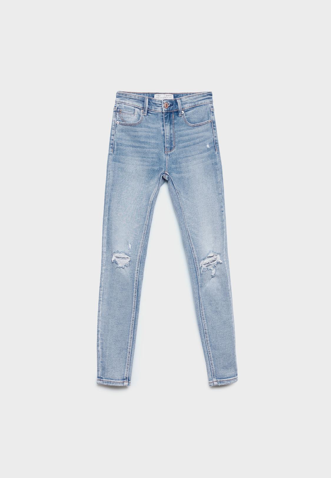 Angola 2025 Zara Jean Skinny Femme ZARA Denim Jeans Pencil Super