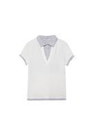 Çift katmanlı kısa kollu polo t-shirt - Görsel 17