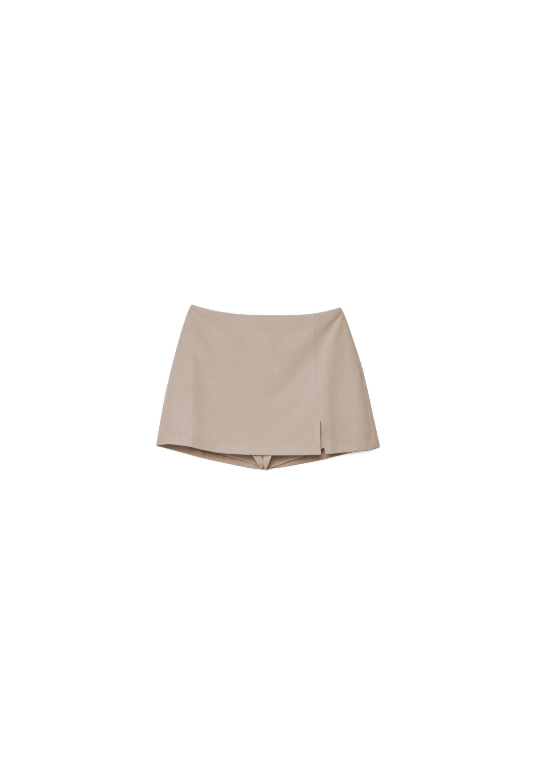 Gonna pantalone con spacco laterale