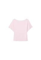 Kısa kollu kayık yaka t-shirt - Görsel 15