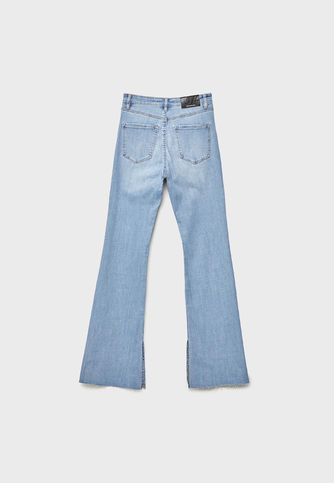 Vaqueros Flare Pantalones Altos Stradivarius Vaqueros Campana