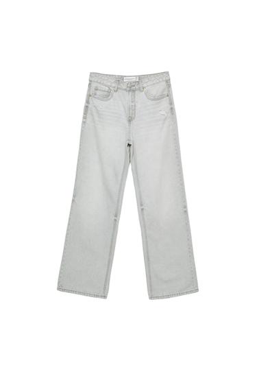 D92 straight fit geniş paça jean - Görsel 21