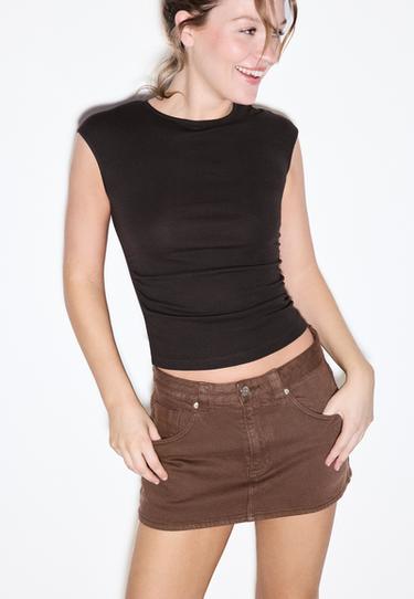 D62 denim şort etek - Görsel 5