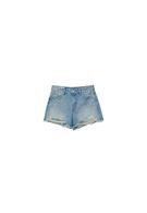 D75 yırtık denim şort - Görsel 23