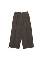 Stoperli poplin barrel pantolon - Görsel 2