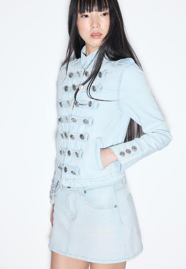 D62 denim şort etek - Görsel 14