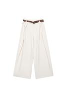 Maxi pensli kemerli pantolon - Görsel 24