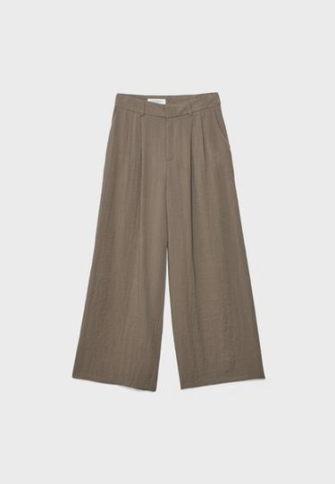 Ayarlanabilir geniş paça pantolon - Görsel 7