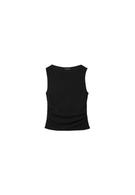 Büzgülü dokulu tişört - Görsel 11