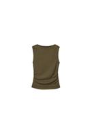 Büzgülü dokulu tişört - Görsel 13