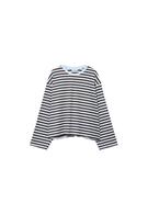 Çizgili uzun kollu t-shirt - Görsel 7