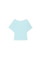 Kısa kollu kayık yaka t-shirt - Görsel 18