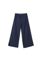 Geniş paça keten görünümlü pantolon - Görsel 12