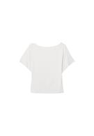 Kısa kollu kayık yaka t-shirt - Görsel 17