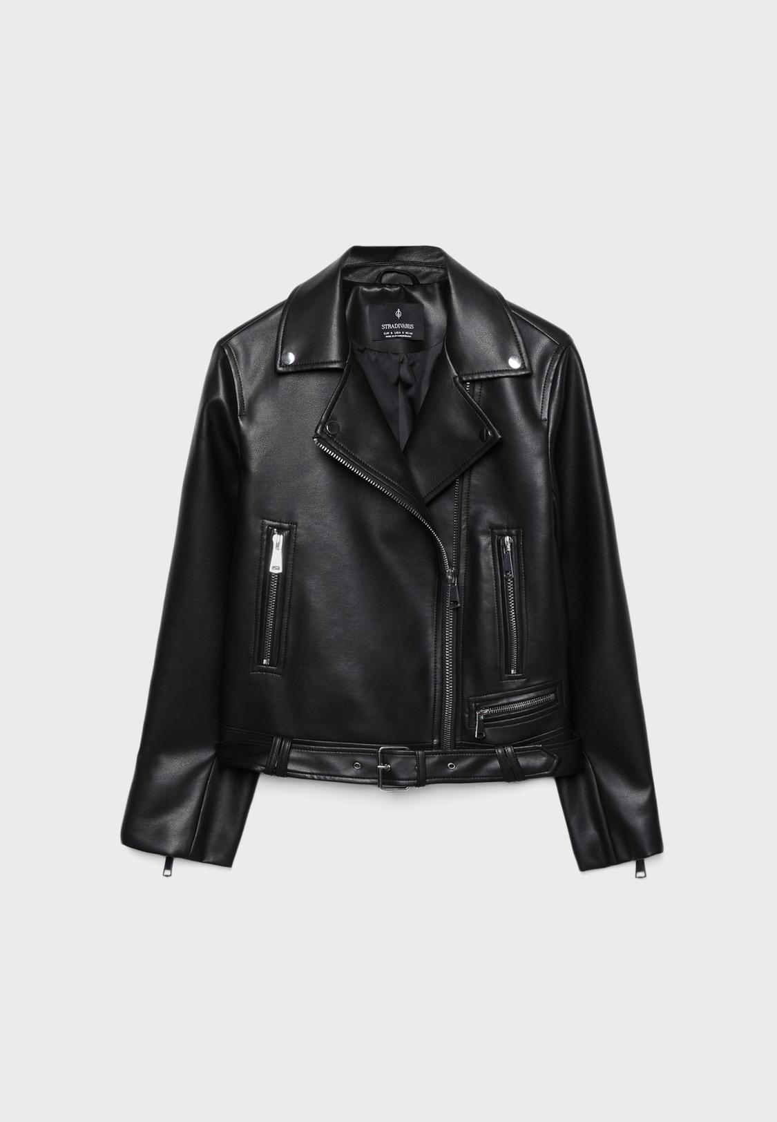 Stradivarius Philippines Leather Biker Jacket Near Me Stradivarius