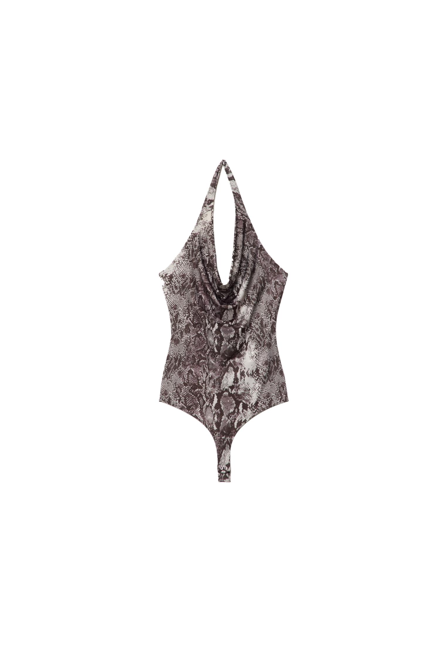 Draped bodysuit - Women's fashion | Stradivarius Algérie