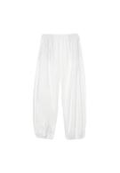 Hacimli poplin pantolon - Görsel 17