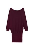 Kısa geniş yaka örgü elbise - Görsel 17