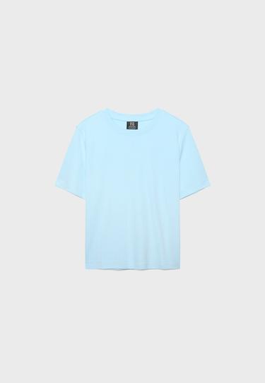 Basic regular fit kalın tişört - Görsel 17