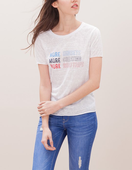 CAMISETAS MUJER Stradivarius España
