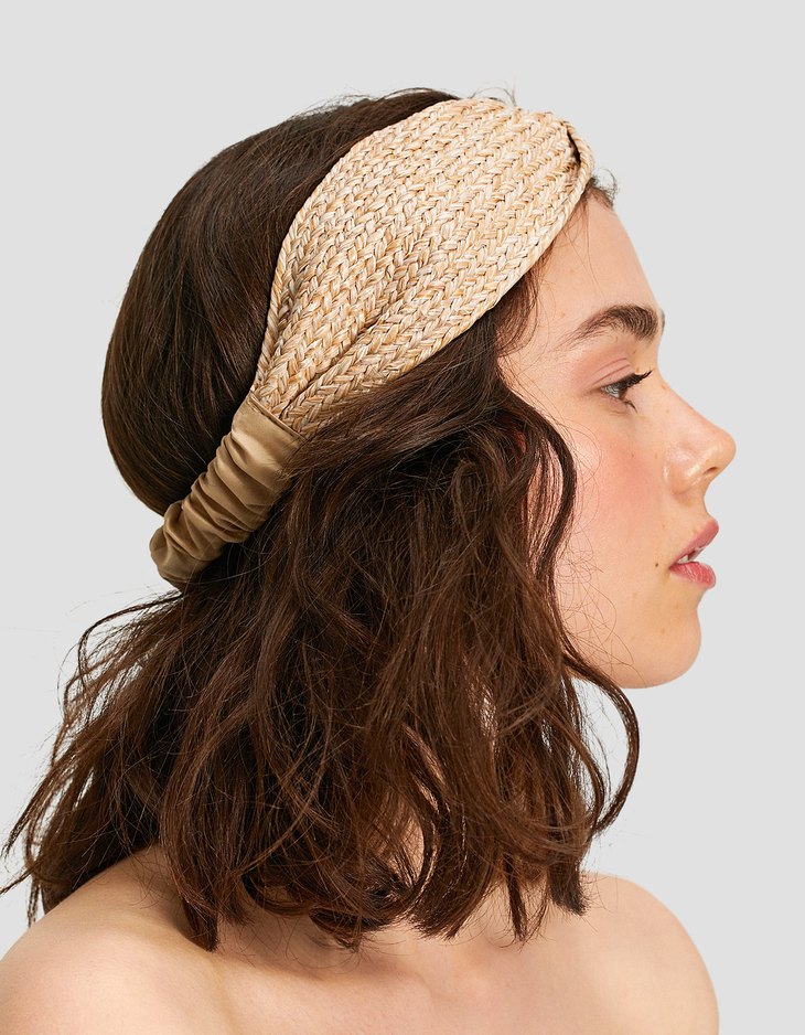 raffia headband just in stradivarius jordan