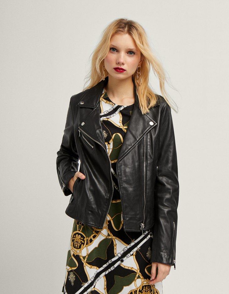 stradivarius biker jacket