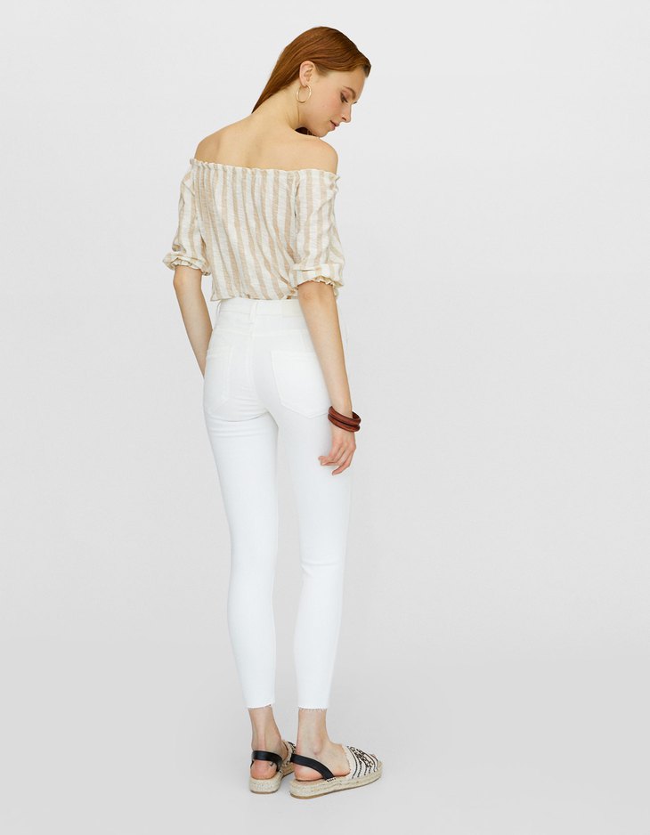 stradivarius push up jeans