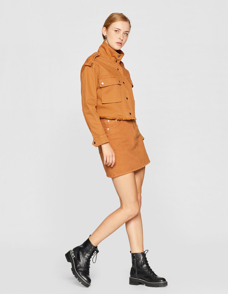 stradivarius utility jacket