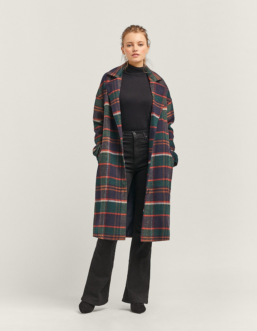 Cappotto A Quadri Cappotti Stradivarius Italia