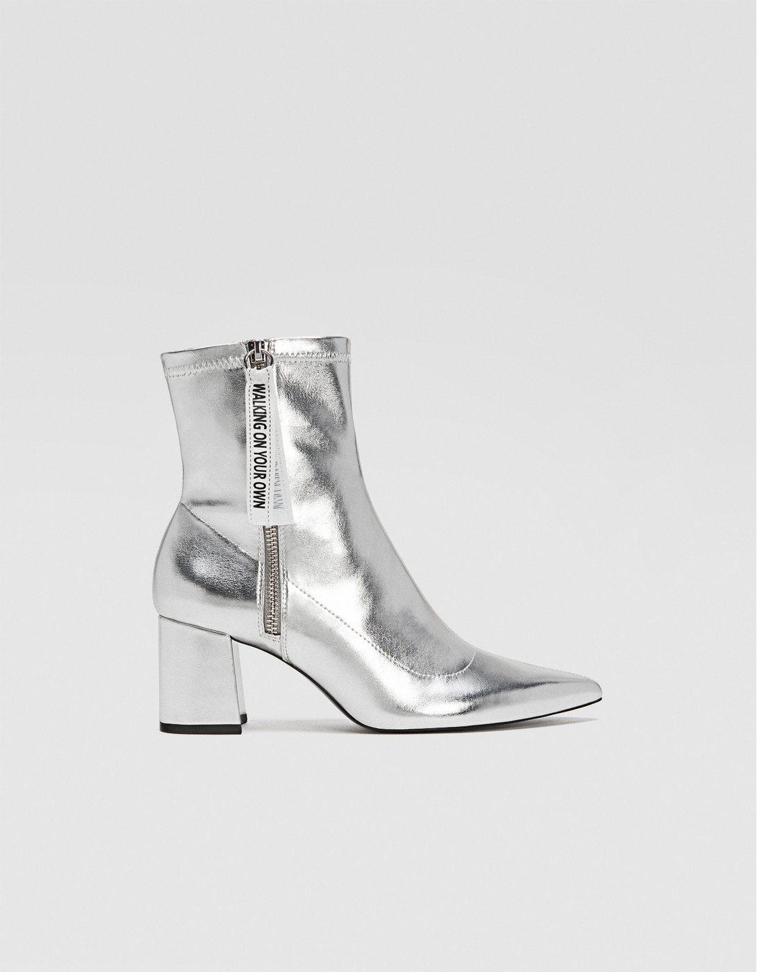 silver shoe boots uk