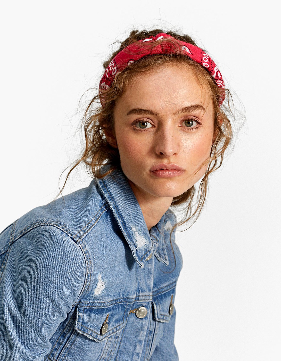 bandanna print rigid headband