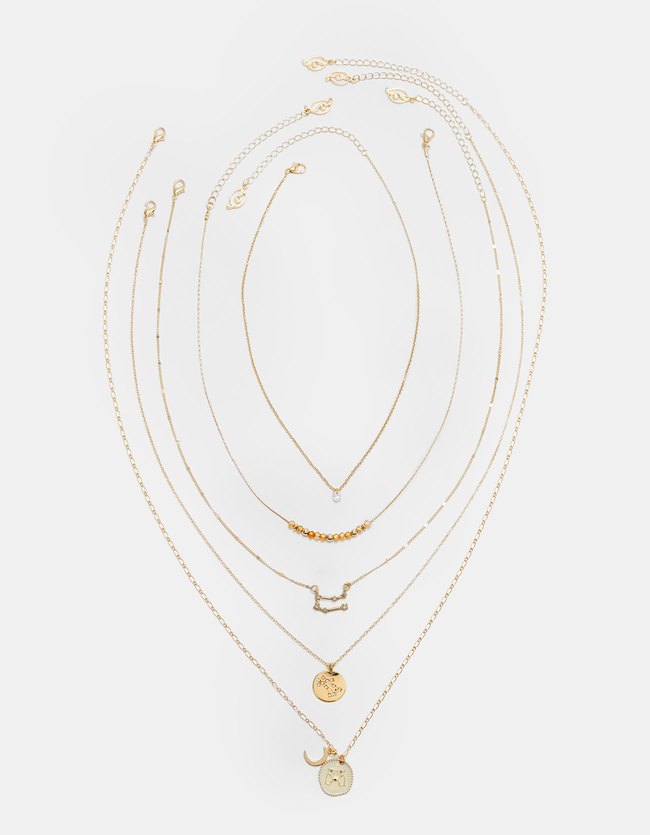 Stradivarius Set Met 5 Halskettingen Tweelingen Dames Geel stradivarius kopen in de aanbieding Stradivarius Set Met 5 Halskettingen Tweelingen Dames Geel stradivarius kopen in de aanbieding