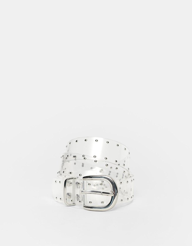 Stradivarius Transparante Riem Met Studs Dames Grijs 70 stradivarius kopen in de aanbieding Stradivarius Transparante Riem Met Studs Dames Grijs 70 stradivarius kopen in de aanbieding