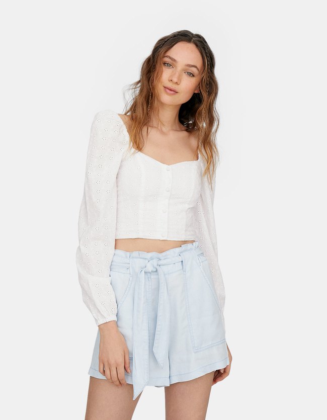 Stradivarius Dames Lichtjeans stradivarius kopen in de aanbieding